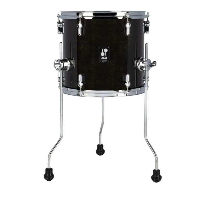 Sonor AQ2 13x12 Maple Floor Tom - Transparent Black