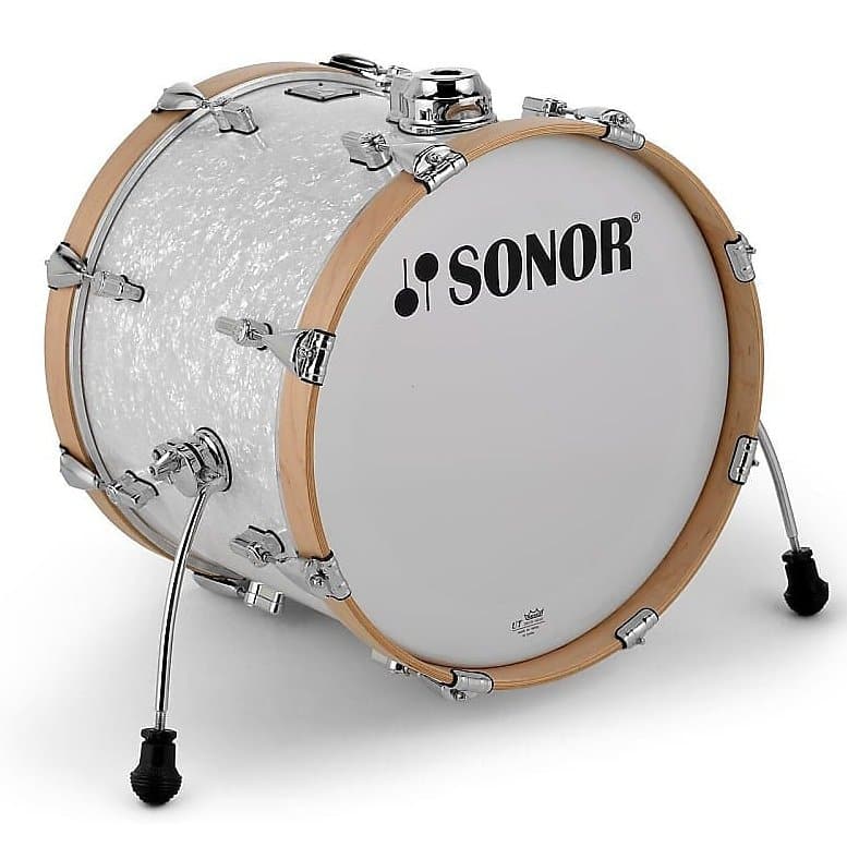 Sonor AQ2 Bass Drum 16x15 w/Mount Plate White Marine Pearl