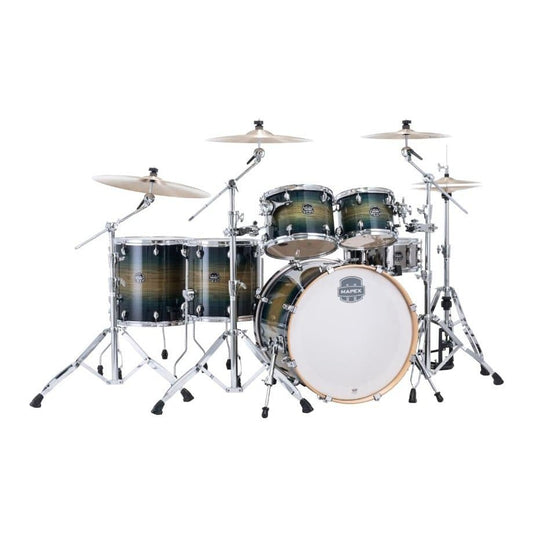 Mapex Armory Series Studioease Drum Set - 22/10/12/14/16/14 - Rainforest Burst
