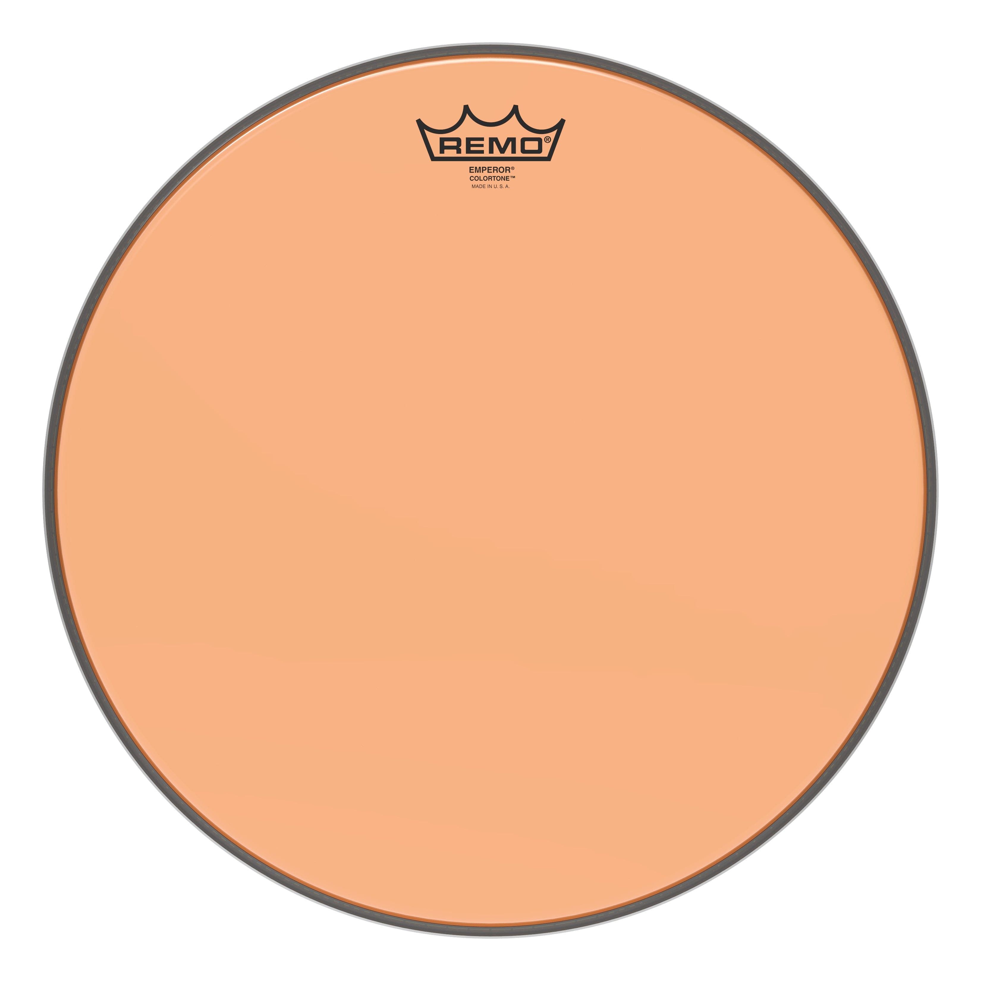 Remo Emperor Colortone Orange 15 Inch Drum Head