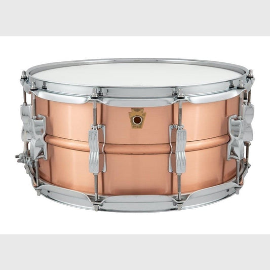 Ludwig LC654B Acro Copper Snare Drum 14x6.5