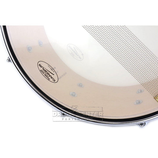 Canopus Yaiba Maple Snare Drum 14x5.5 Antique Brown Matte