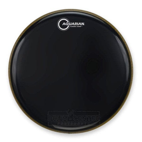 Aquarian Snare/Tom Heads : Classic Clear Drumhead 13 Black