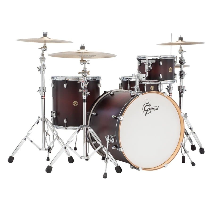 Gretsch Catalina Maple 4pc Rock Drum Set Satin Deep Cherry Burst