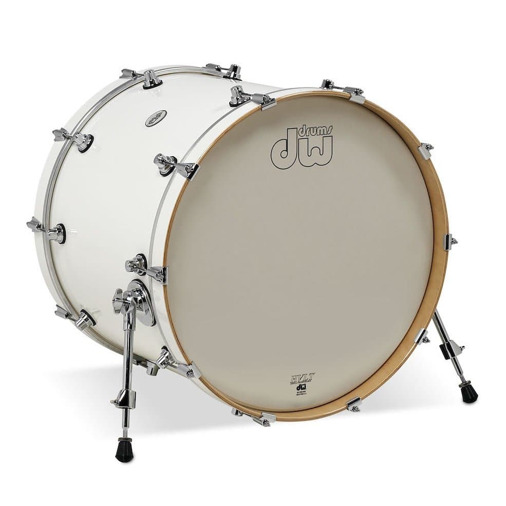 DW Design Bass Drum 22x18 Gloss White