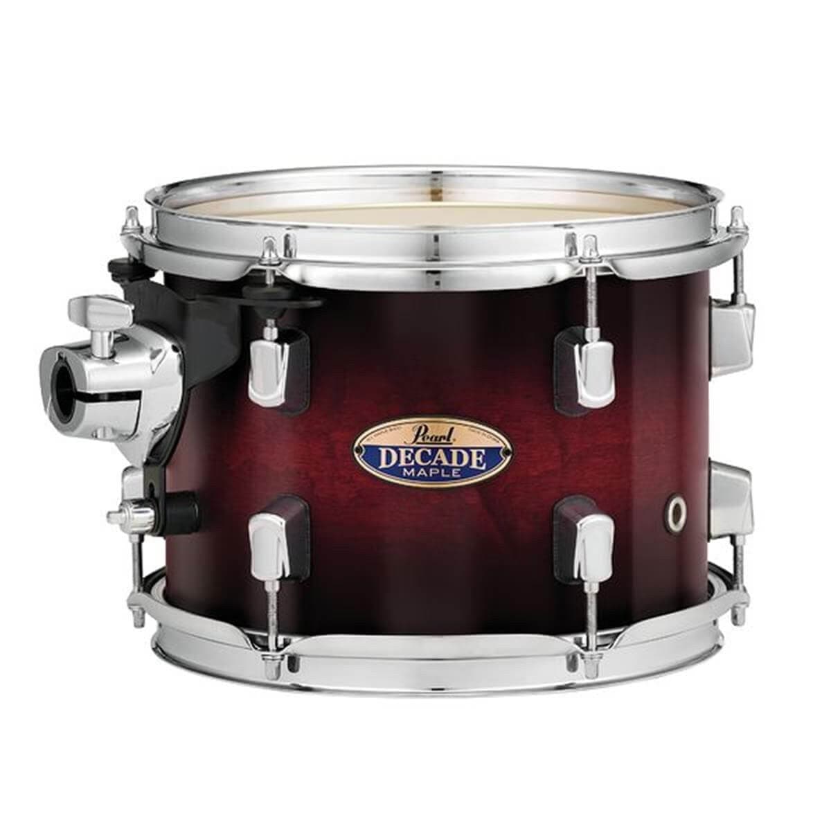 Pearl Decade Maple Tom 8x7 Deep Red Burst