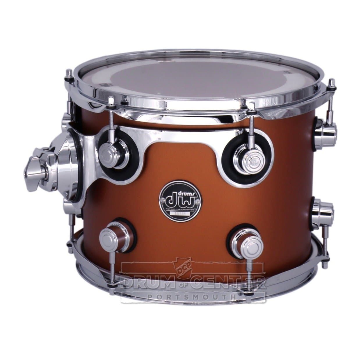 DW Performance Rack Tom 10x8 Hard Satin American Rust