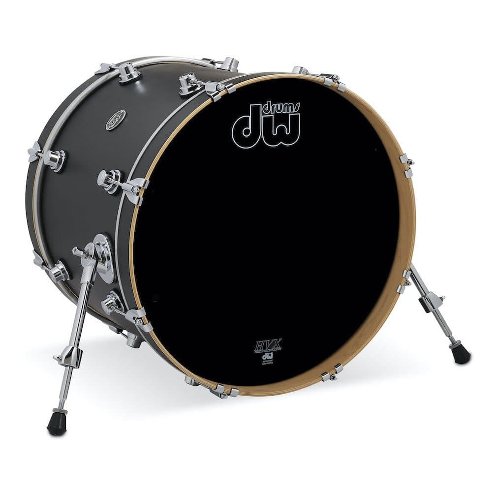 DW Performance Bass Drum 20x16 Hard Satin Charcoal Metallic