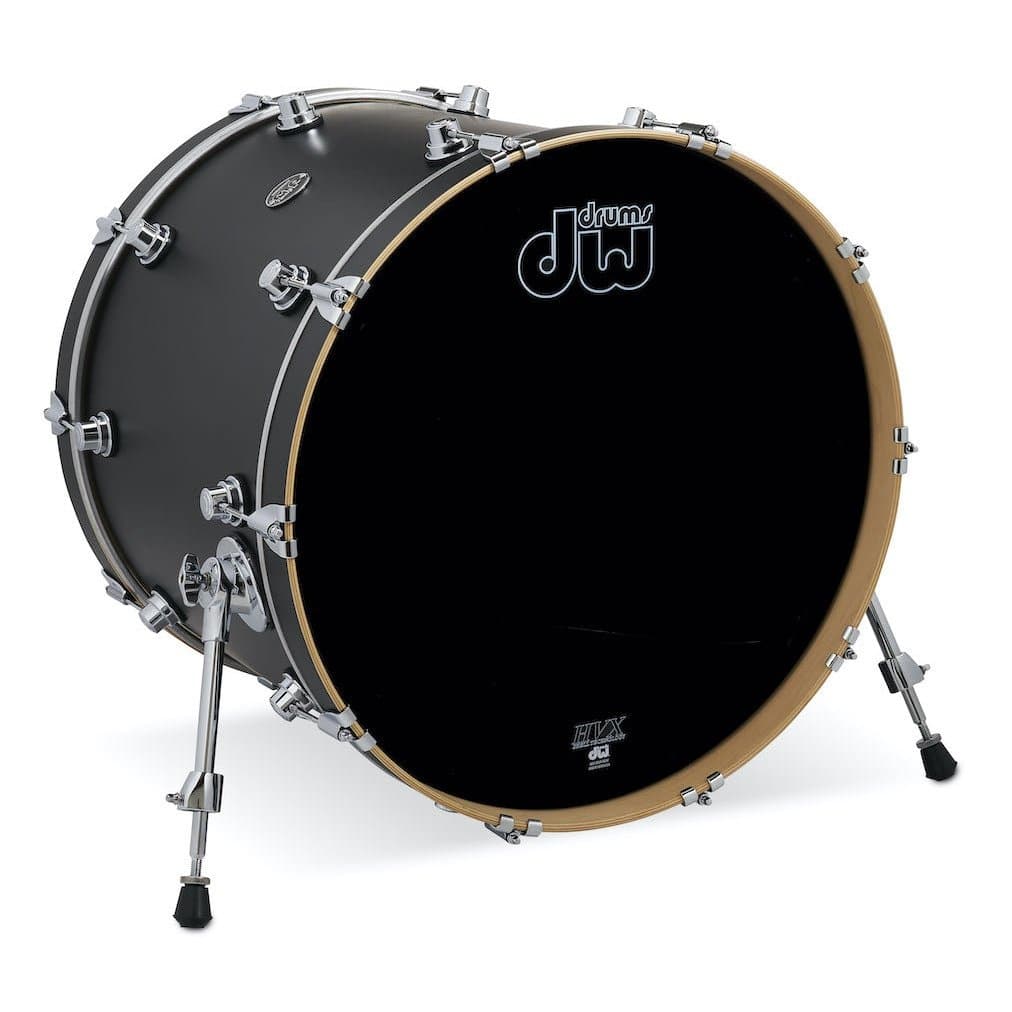 DW Performance Bass Drum 22x18 Hard Satin Charcoal Metallic