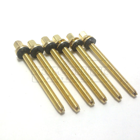 DW DRSP1022-225BR Tension Rod, Brass, 2-1/4", Standard True Pitch, 6pack