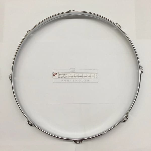 DW DRSPCH16BCR Truehoop 16In 8Ear Batter Chrome 3mm