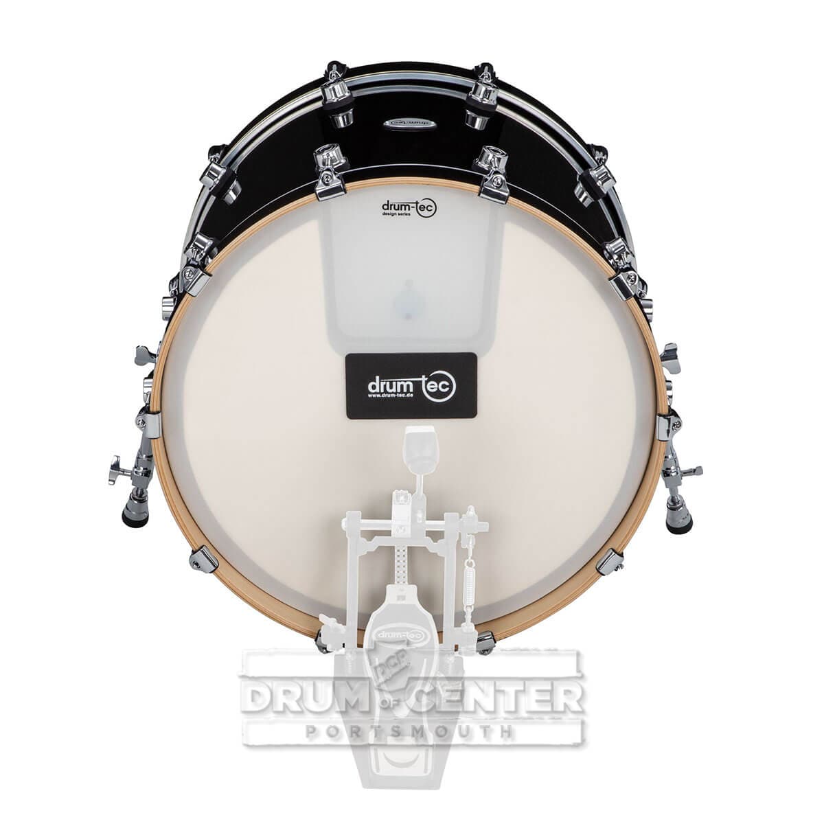 Drum-Tec Pro 3 Series E-Bass Drum 22x16 Piano Black