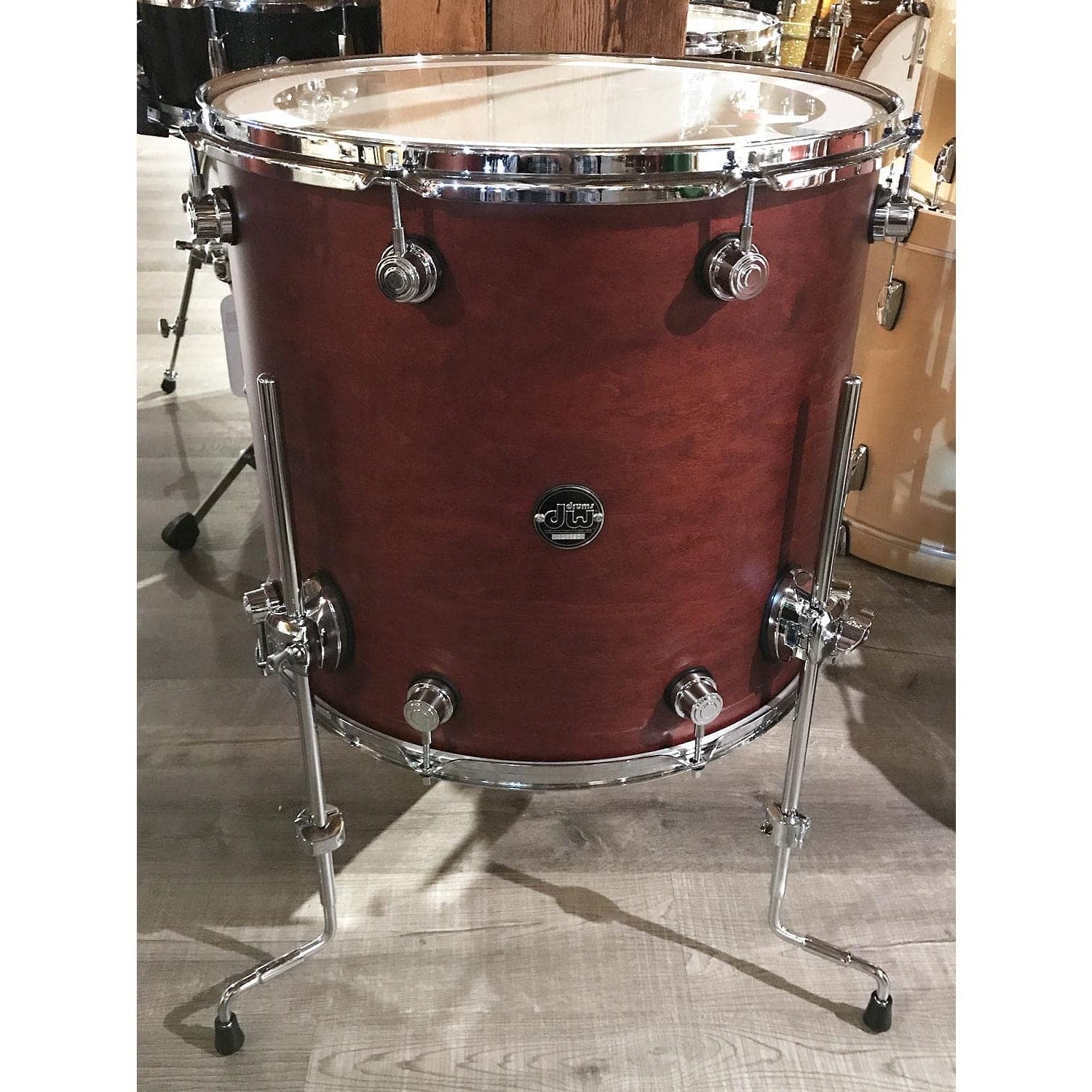 DW Performance Floor Tom 18x16 Satin Tobacco