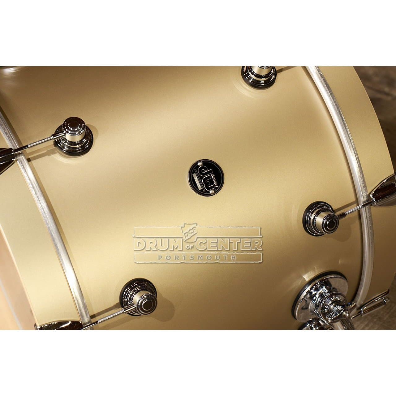DW Performance Bass Drum 20x16 Hard Satin Gold Mist