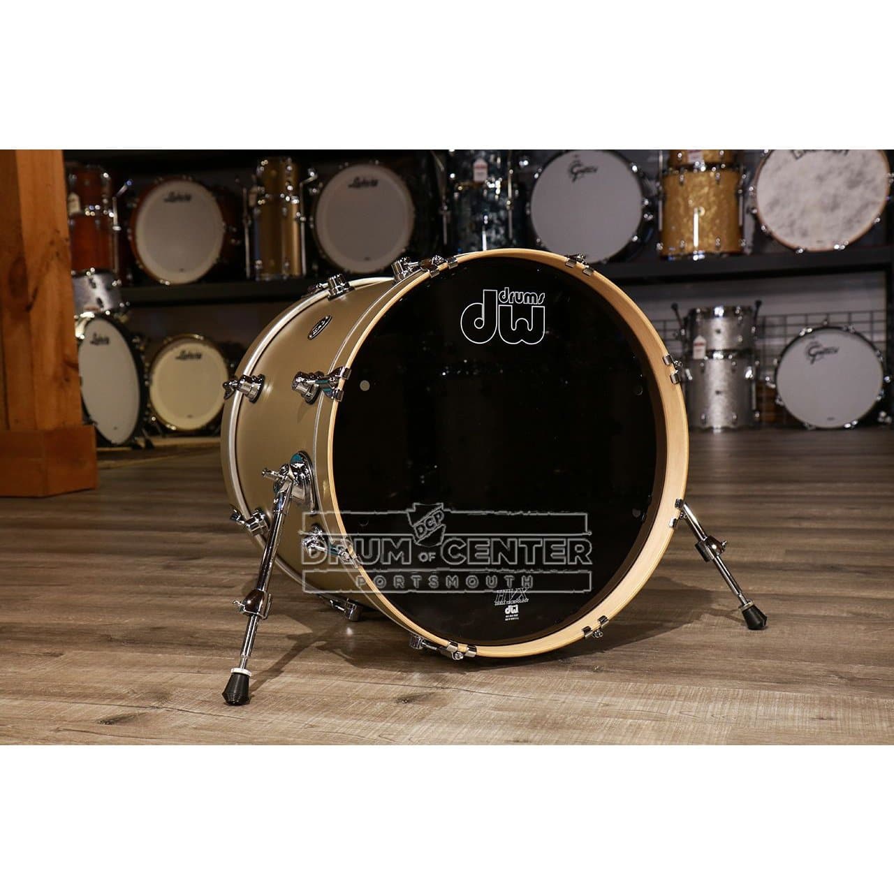 DW Performance Bass Drum 20x16 Hard Satin Gold Mist