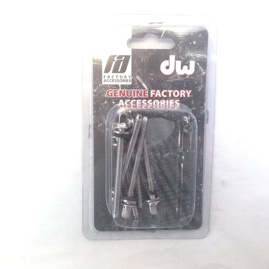 DW DWSM225C True Pitch Chrome Tension Rod - .8" x 2.37" (6 Pack)