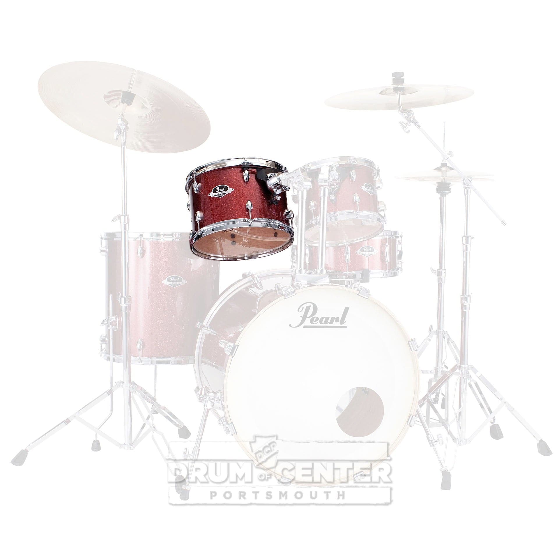 Pearl Export 12"x8" Tom - Black Cherry Glitter