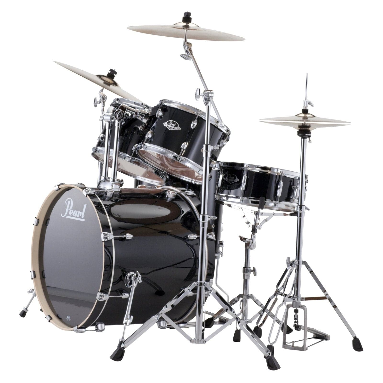 Pearl Export EXX725 5pc Drum Set Jet Black w/Hardware