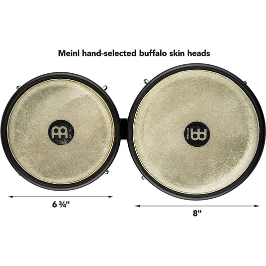 Meinl Headliner Fiberglass Bongos 6 3/4 & 8 Black