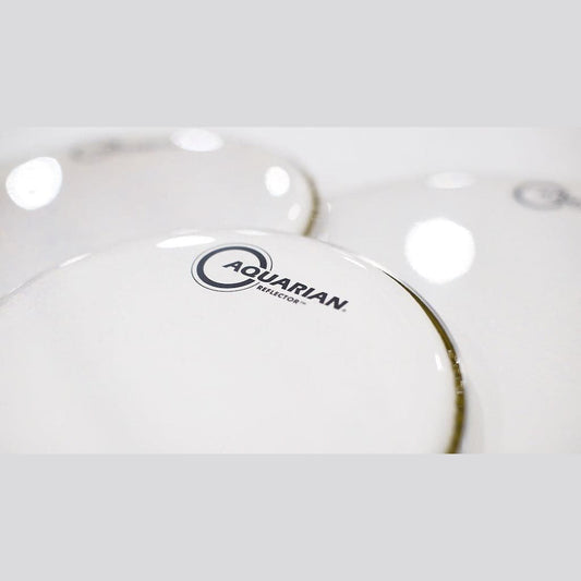 Aquarian Ice White Reflector Drumhead 12In