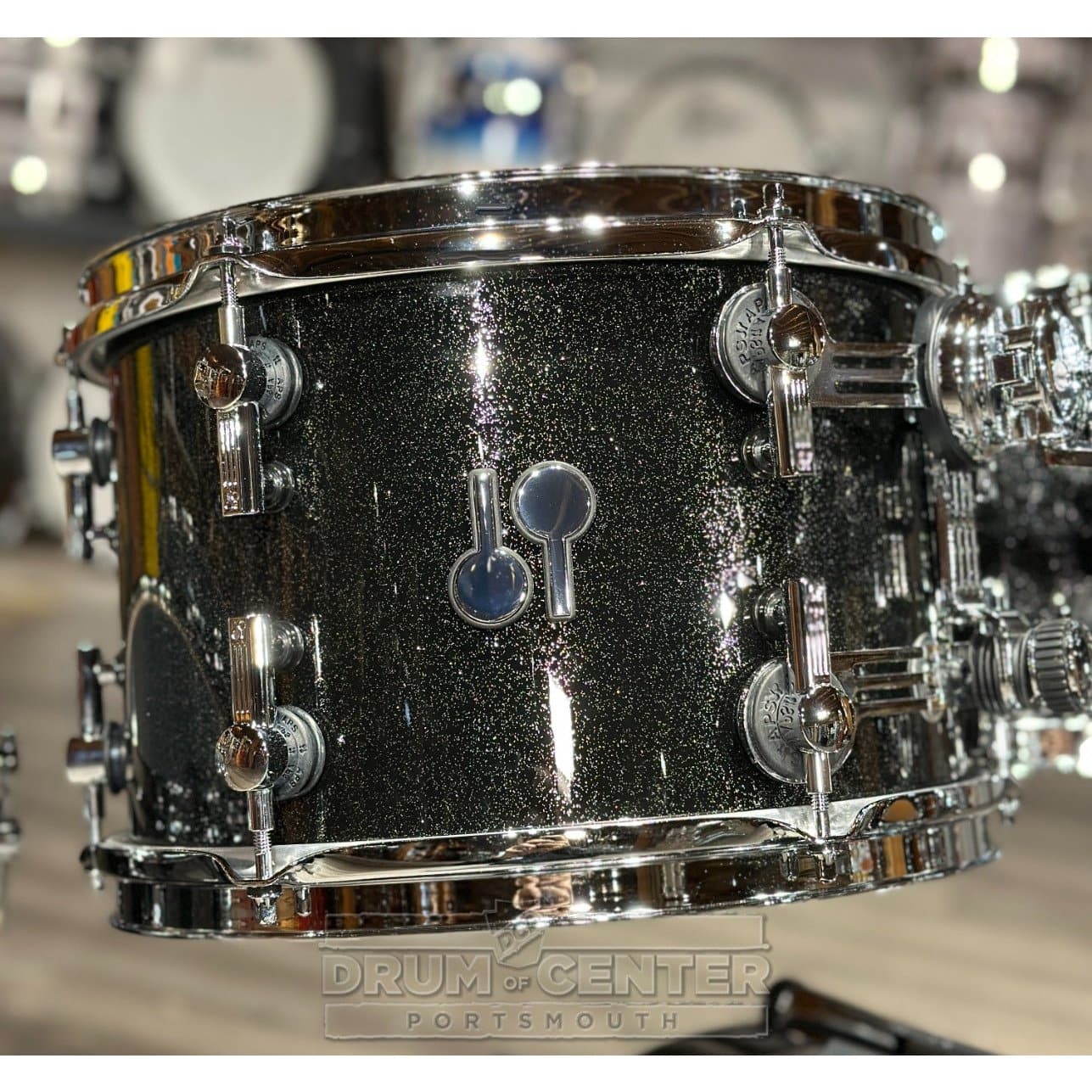 Sonor SQ2 Beech 5pc Drum Set Black Sparkle Gloss | 1029380-2