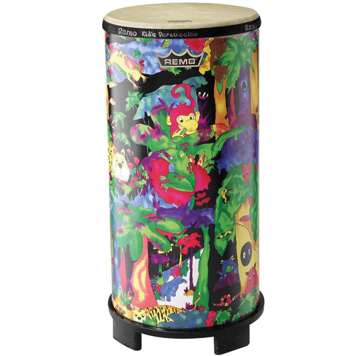 Remo Kids Percussion Tubano Drum - Fabric Rain Forest, 10
