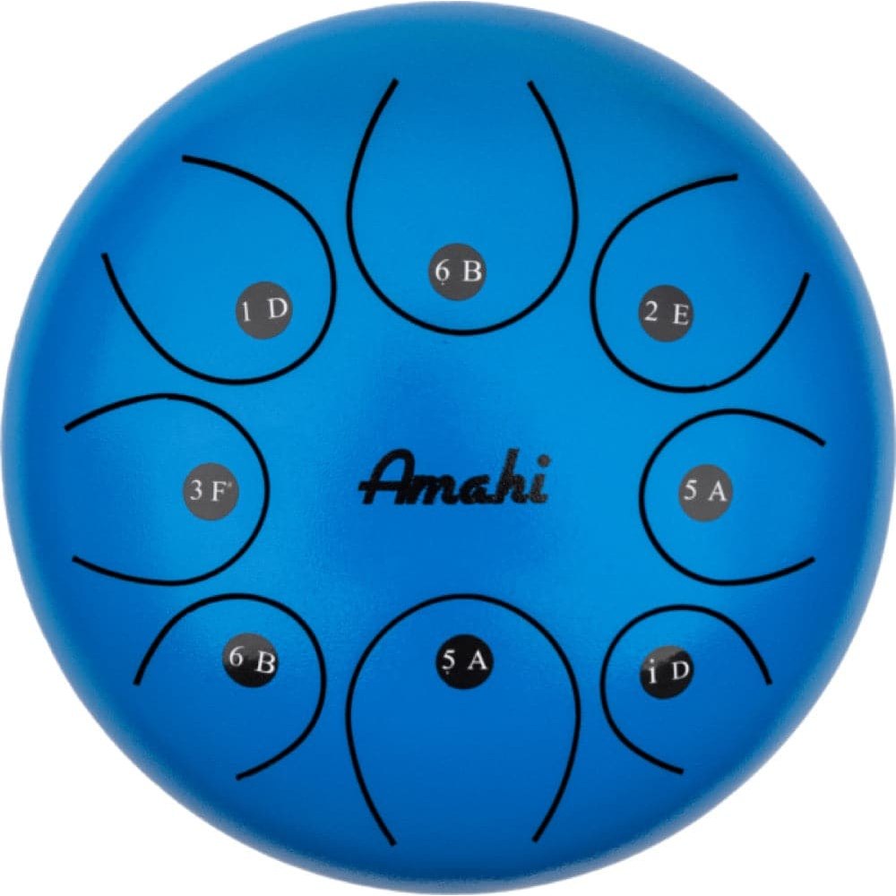 Amahi Steel Tongue Drum 10 - Blue