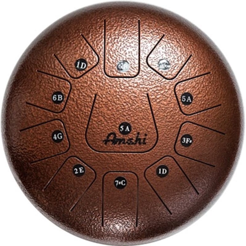 Amahi Steel Tongue Drum 12 - Bronze