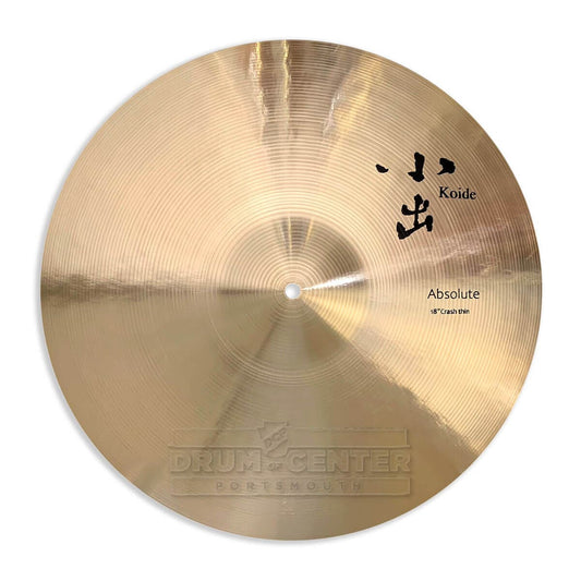 Koide Absolute Thin Crash Cymbal 18" 1155 grams
