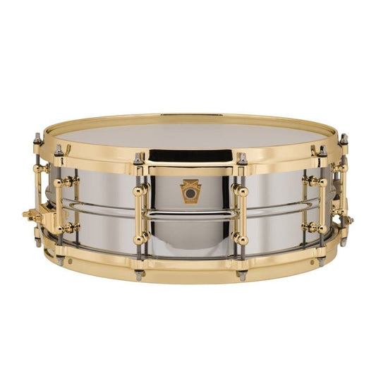 Ludwig LB400BBTWM Supraphonic Chrome Over Brass Snare Drum w/Brass Trim & P86 14x5