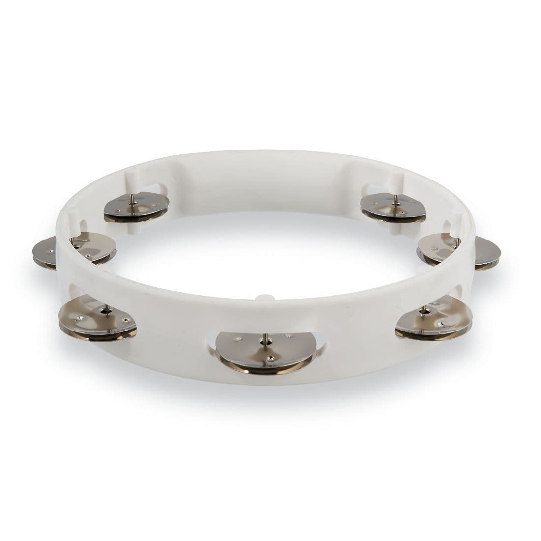 LP Aspire 8 Plastic Tambourine - White