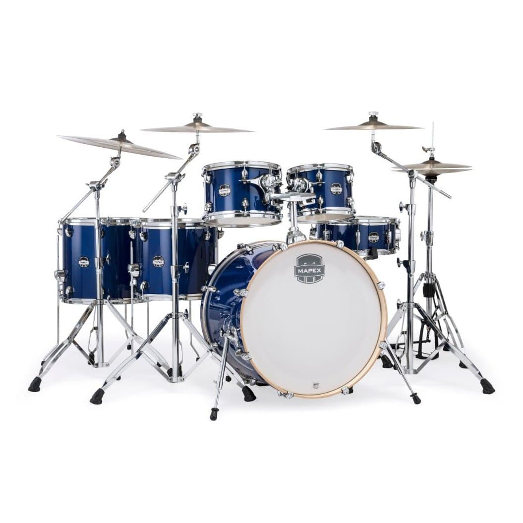 Mapex Mars Maple 6pc Studioease Drum Set Midnight Blue