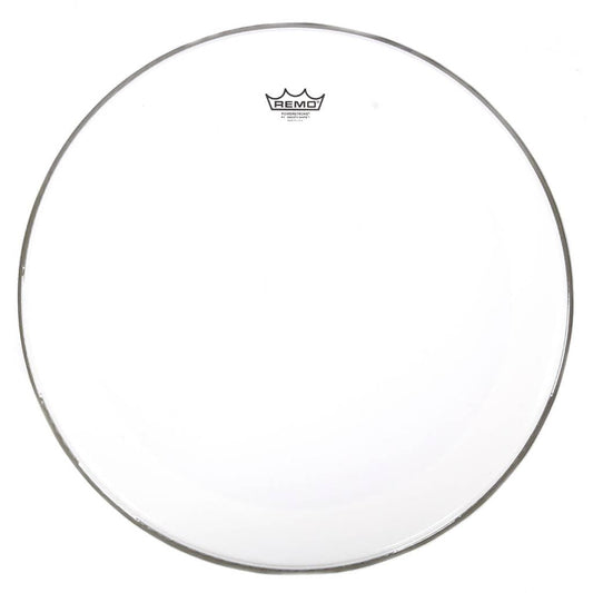Remo , Bass, Powerstroke 3, Smooth White, 24, No Stripe