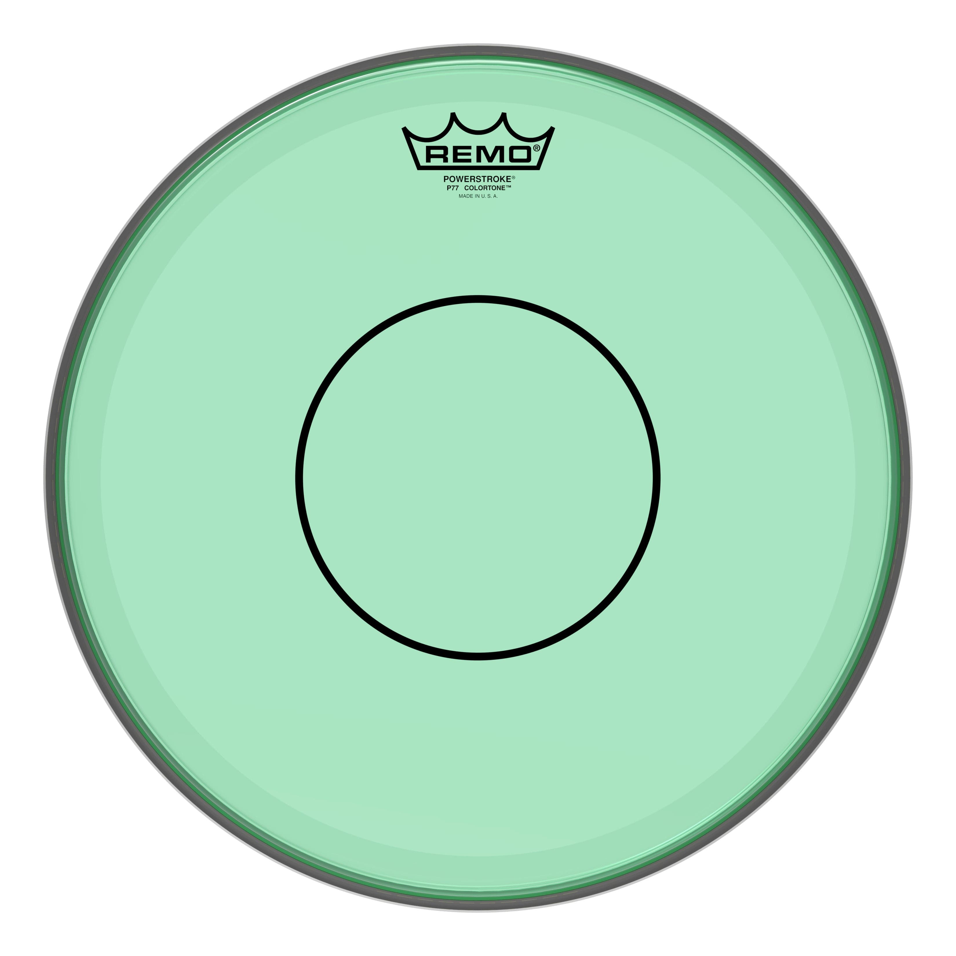 Remo Powerstroke 77 Colortone Green 14 Inch Drum Head