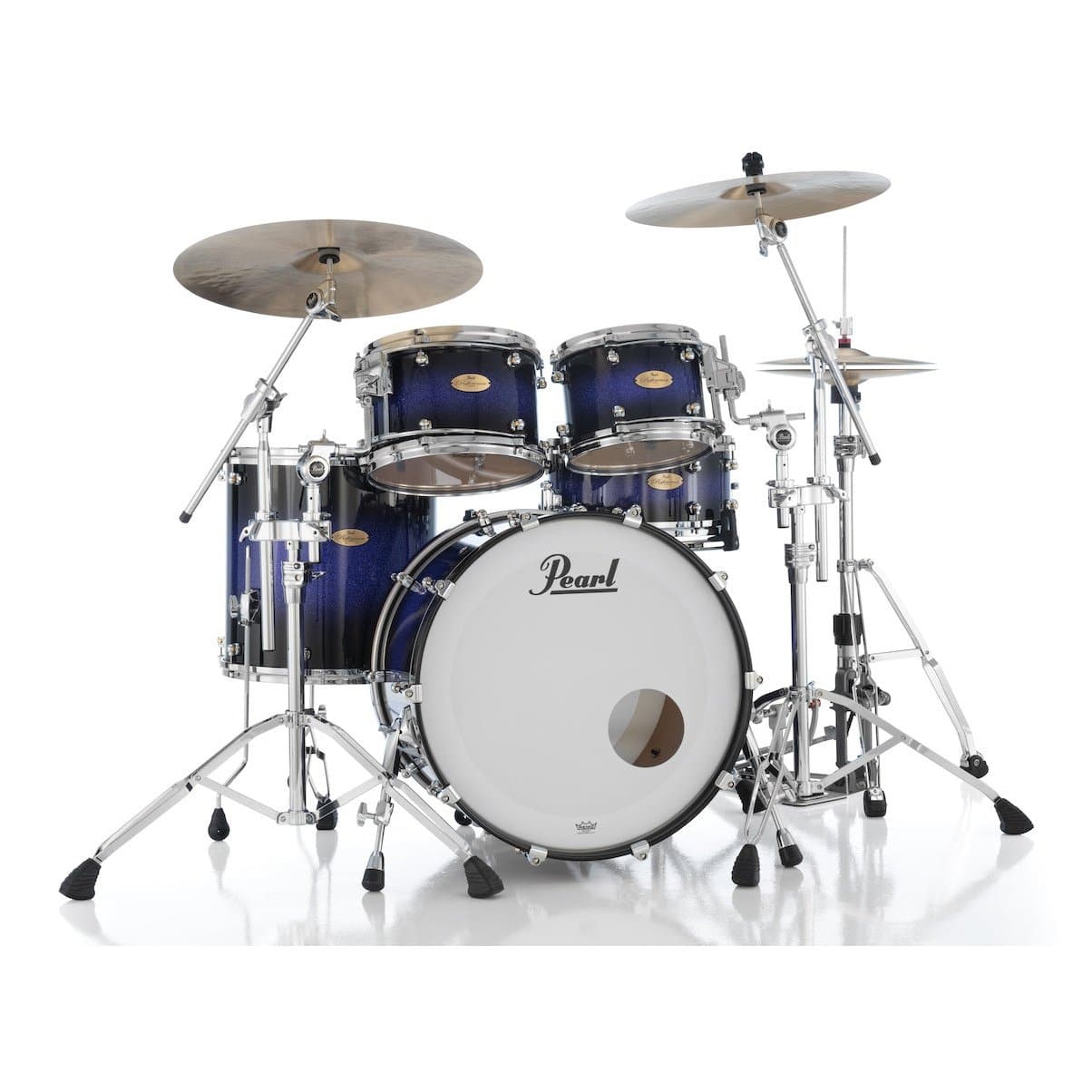 Pearl Reference One 4pc Drum Set w/22x16BD w/L-Bracket R2 Mounts Purple Craze II