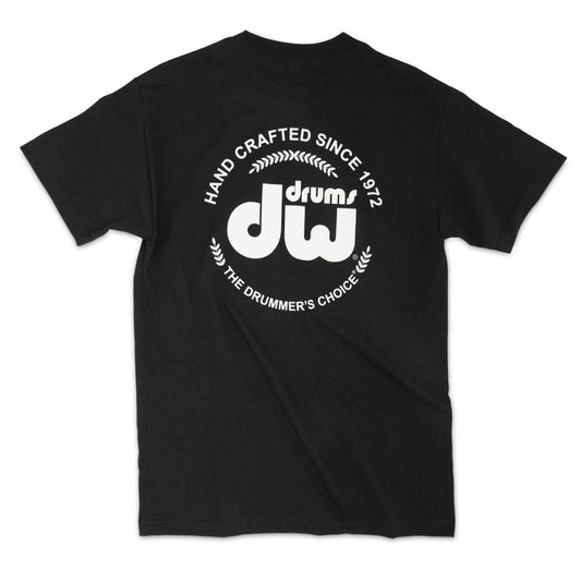 DW Black Heavy Cotton Short Sleeve Tee With Corporate Logo - XXL