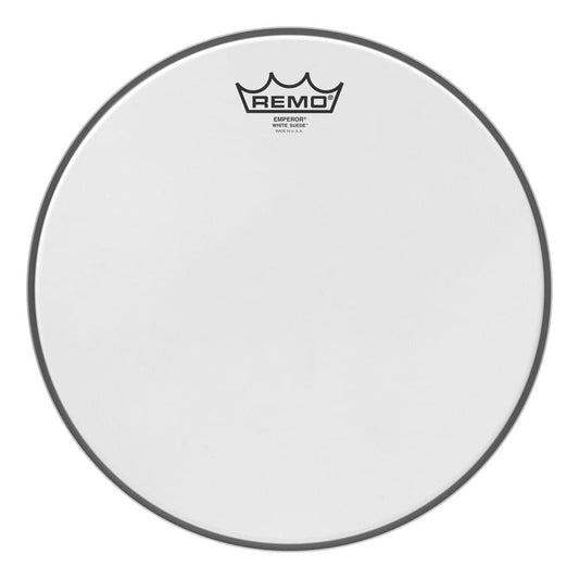Remo White Suede Emperor 12 Inch Drum Head