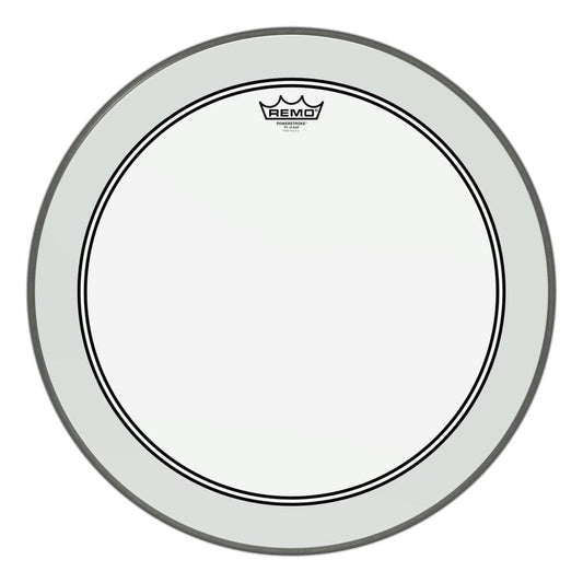 Remo Clear Powerstroke P3 20 Inch Drum Head w/2.5 Impact Patch