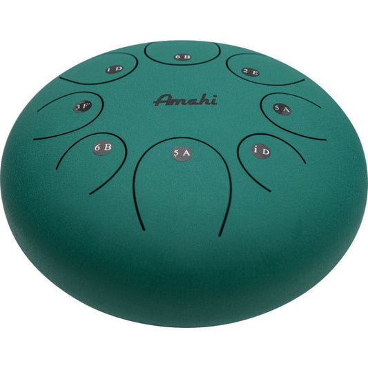Amahi Steel Tongue Drum 8 - Green