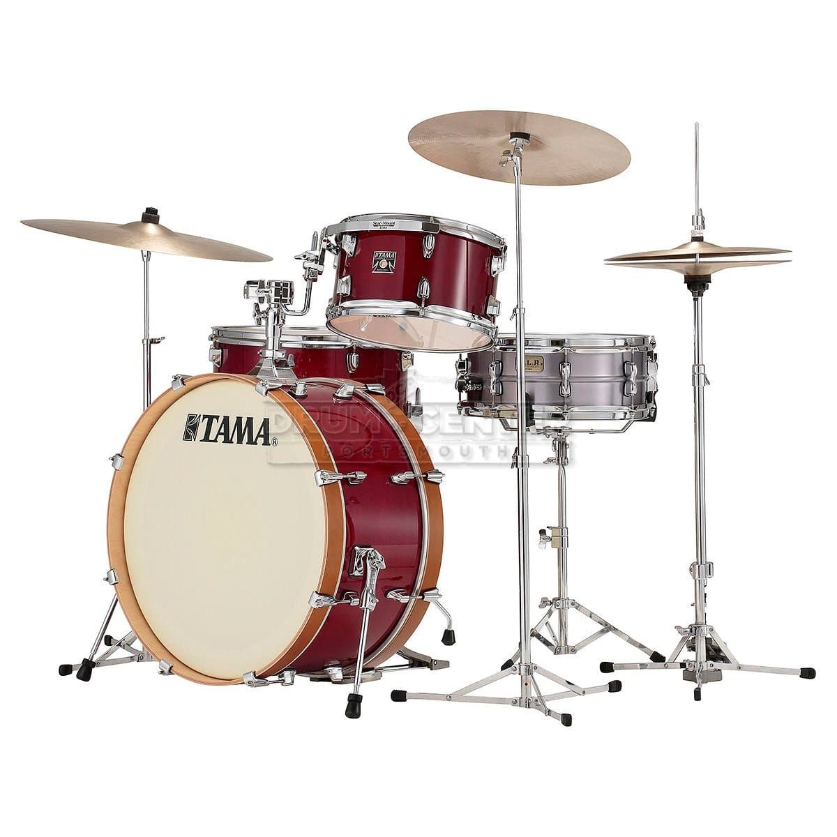 Tama Superstar Classic Neo-Mod 3pc Drum Set w/22BD Transparent Cherry Red