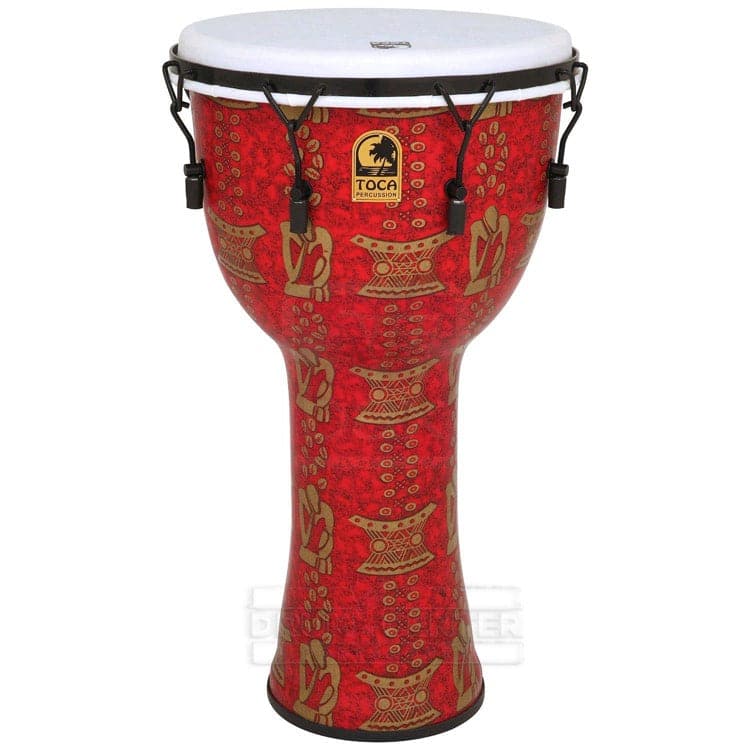 Toca Freestyle II Mechanically Tuned Djembe, Thinker 10 Inch
