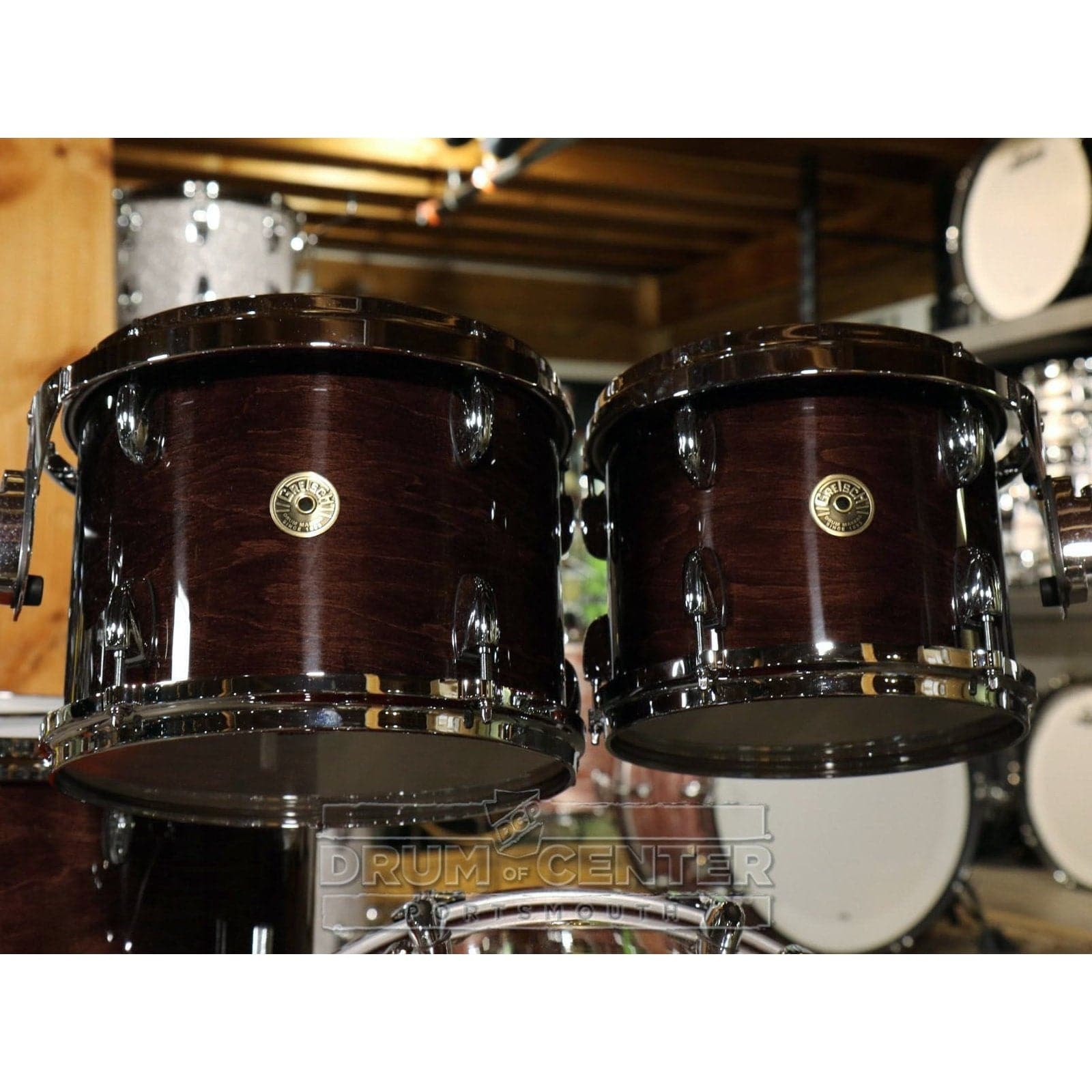 Gretsch USA Custom 5pc Drum Set Antique Maple Gloss