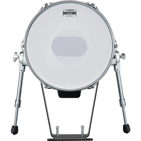 Yamaha KP128 RW 12" Electronic Mesh Kick Pad Tower - Real Wood