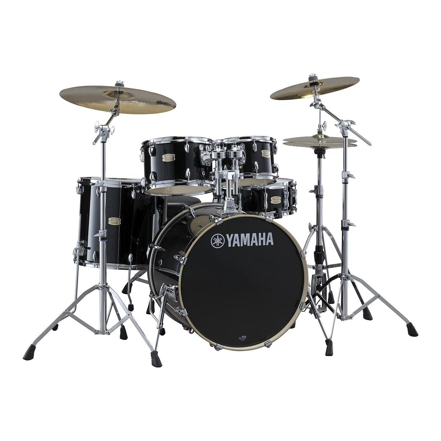 Yamaha Stage Custom Birch 5pc Drum Set w/20BD & 780 Hardware - Raven Black