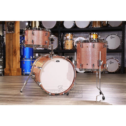 Yamaha Absolute Hybrid 3pc Jazz Drum Set Pink Champagne Sparkle