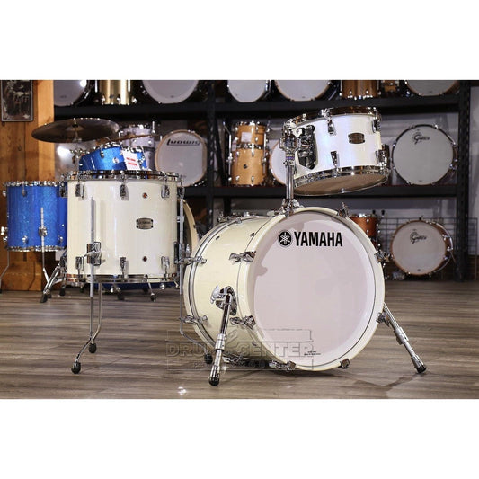 Yamaha Absolute Hybrid 3pc Jazz Drum Set Polar White